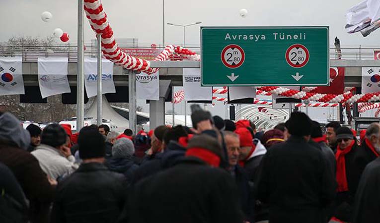 Avrasya Tüneli hizmete açıldı