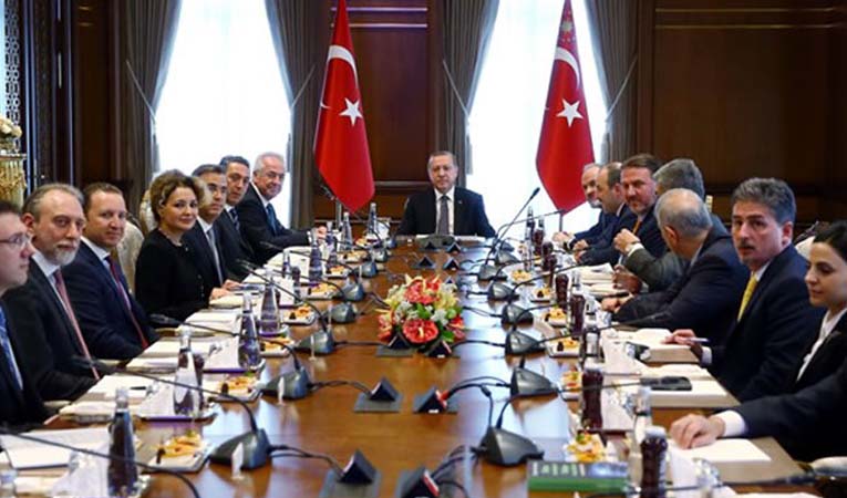 TÜSİAD Yönetim Kurulu, Erdoğan ile görüştü